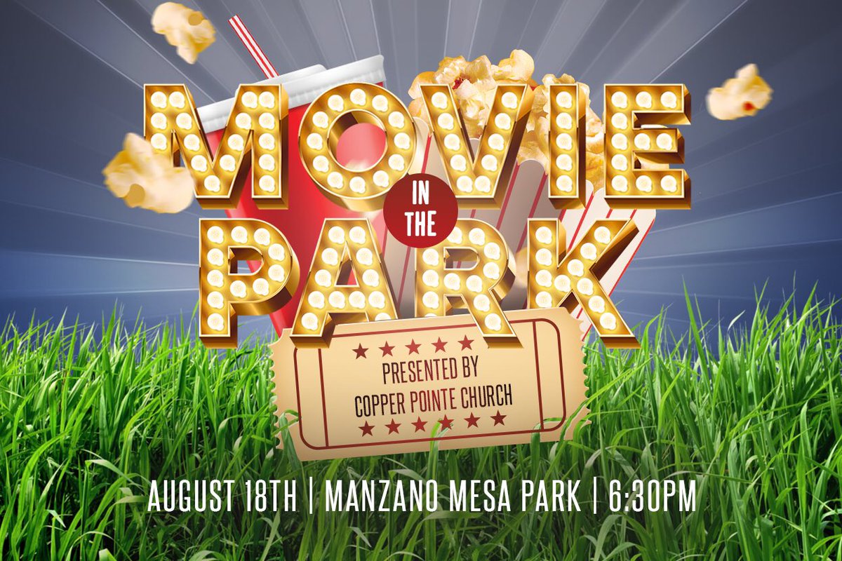 THIS FRIDAY!!! It's going to be fun for the whole family. There will be food trucks, free popcorn, and we will be watching the movie SING.