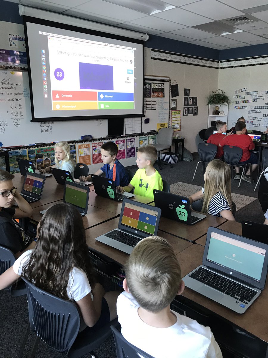 King5Ravens's tweet photo. Having fun learning social studies via @GetKahoot #jsdravens @sandeeteach https://t.co/edLfyUwzCr
