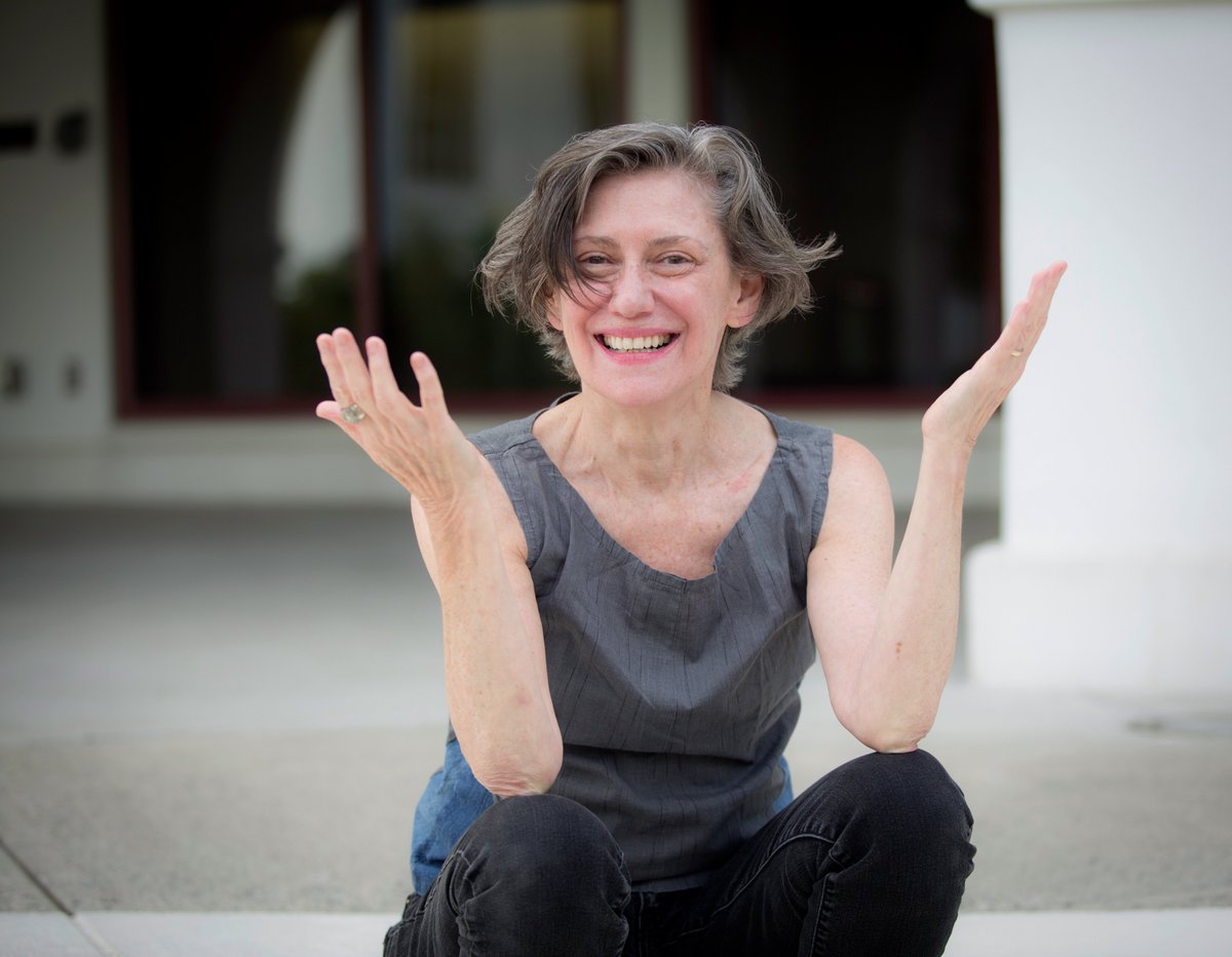 BabetteOnstage's tweet photo. Our intrepid director, Karin Coonrod. We can't imagine a better artist at the helm! #karincoonrod #babettesfeastportland #portlandstage https://t.co/Al87qtqa6s