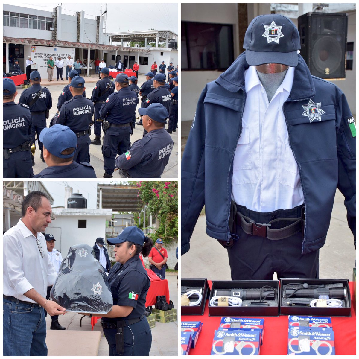 PaolyPerera's tweet photo. Para mi gobierno, uno de los ejes más importantes es la seguridad. Hicimos entrega de equipamiento y nuevos uniformes a nuestros policías. https://t.co/rLRbDhnxxS