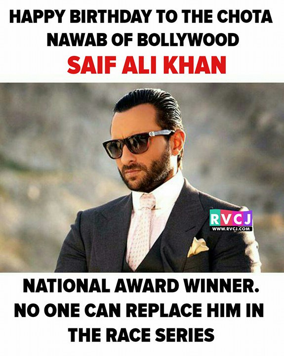 Happy Birthday Saif Ali Khan 