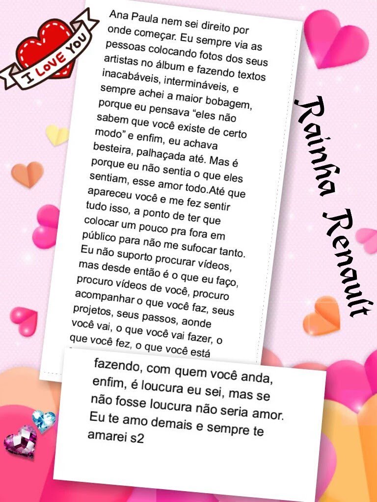 Thor_leonne's tweet photo. @anapaularenault qdo vc vai notar minha cartinha não sou mto boa d palavras,+ espero q vc goste foi escrita com mto carinho Te Amoo ❤❤❤❤❤❤❤❤ https://t.co/E6lFO5aeX9