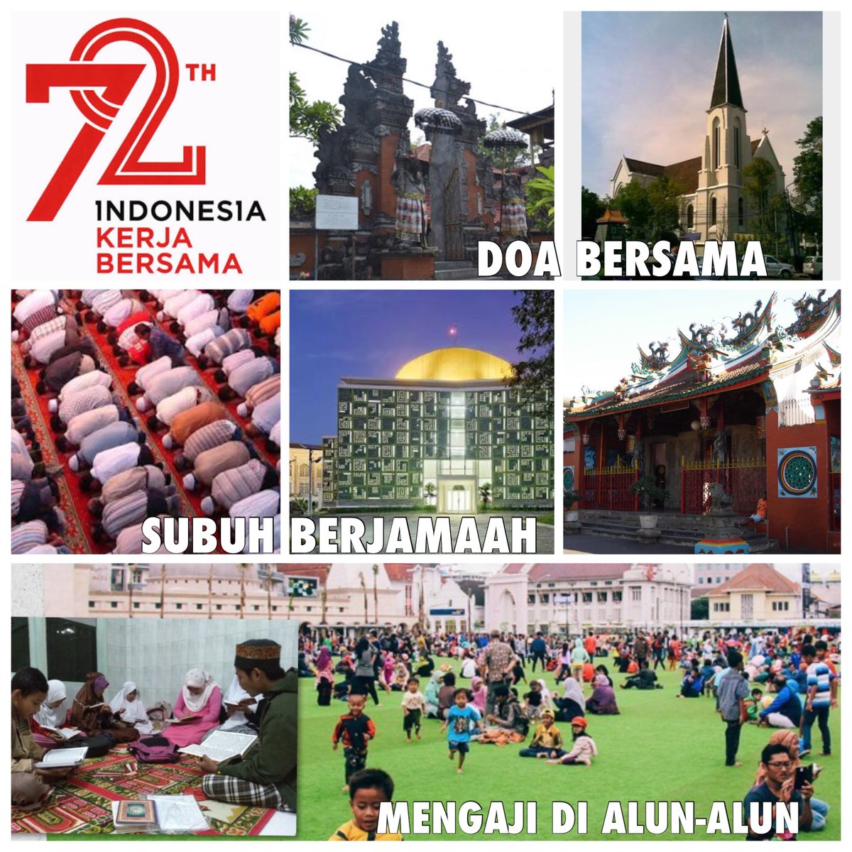 ridwankamil's tweet photo. Syukuran dan doa bersama warga bandung atas nikmat kemerdekaan. Besok 17 Agustus 2017. https://t.co/kUqqPVq1Yf