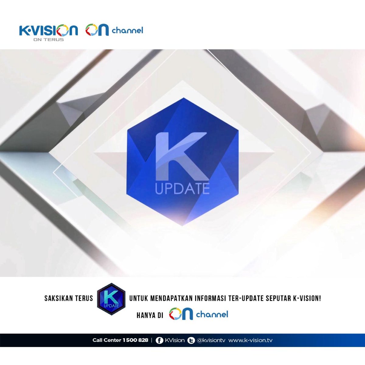 Saksikan @K-UPDATE di <a href="/ON_kvision/">On Channel K-Vision</a> Channel agar kamu gak kudet mengenai info-info terkini! #KVisionOnTerus