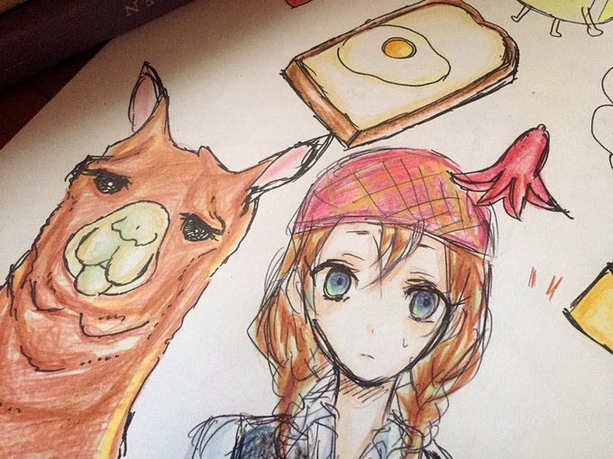 ラマのtwitterイラスト検索結果 古い順