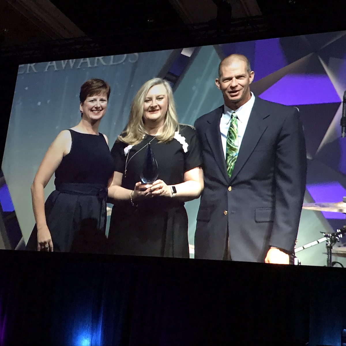 Congratulations <a href="/michmahon/">Michelle Mahoney</a> Winner of the 2017 #ILTA Leadership Award. Fabulous!  #leader #innovation