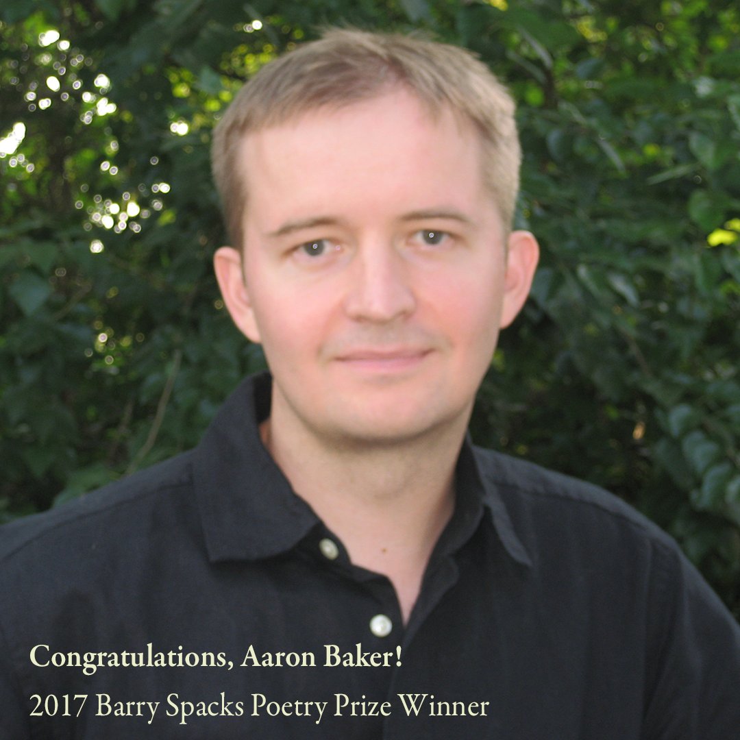 Congratulations, Aaron Baker, winner of the 2017 Barry Spacks Poetry Prize for POSTHUMOUS NOON. Finalists too: ow.ly/IiEw30erloA