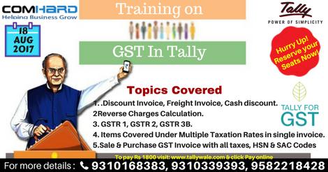 ComhardBusiness's tweet photo. Only 2 Days Left for Training on GST in Tally!
Reserve Your Seat Now!
Click to register:-https://t.co/RbKbcfdPnk https://t.co/IUUg3x8hCb