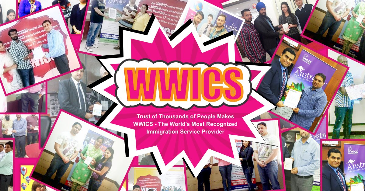 It is people's trust that makes #WWICS as most recognized Brand.
wwicsgroup.com #Canada #visa #pr #permenantresidency #business