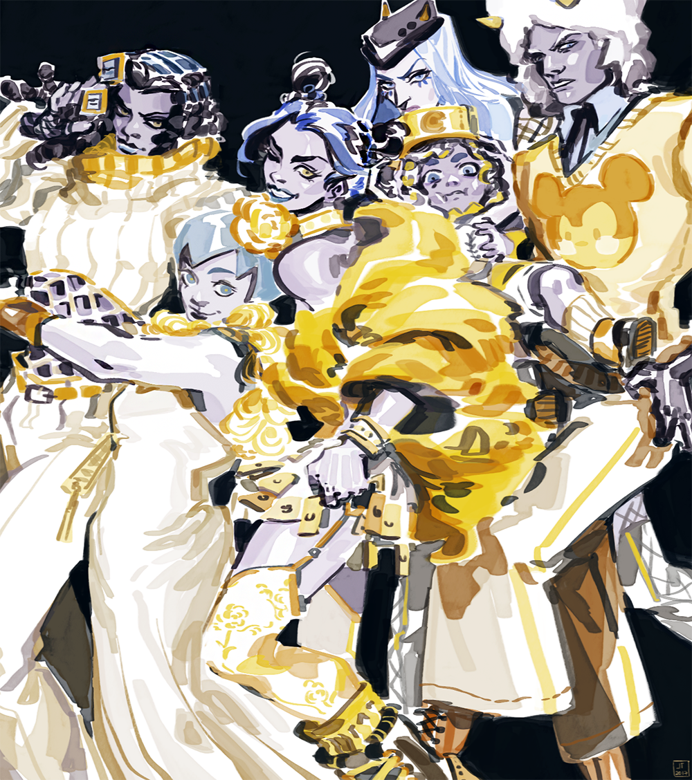 janrheeee's tweet image. i love pt 6's main cast 💛