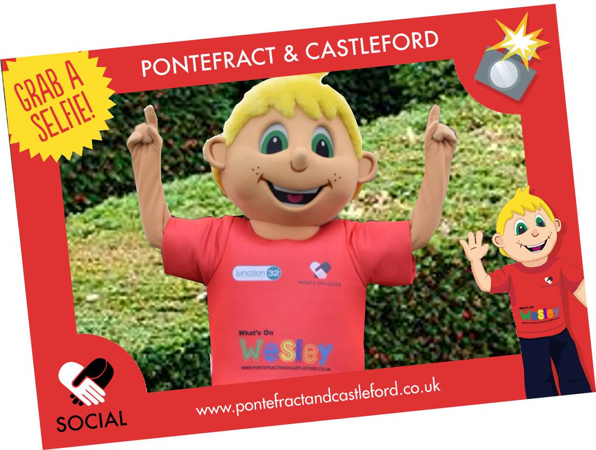 Come do the maze today at 12pm <a href="/Junction32UK/">Junction32UK</a> and grab your #Selfie with <a href="/WhatsOnWesley/">Wesley</a>!