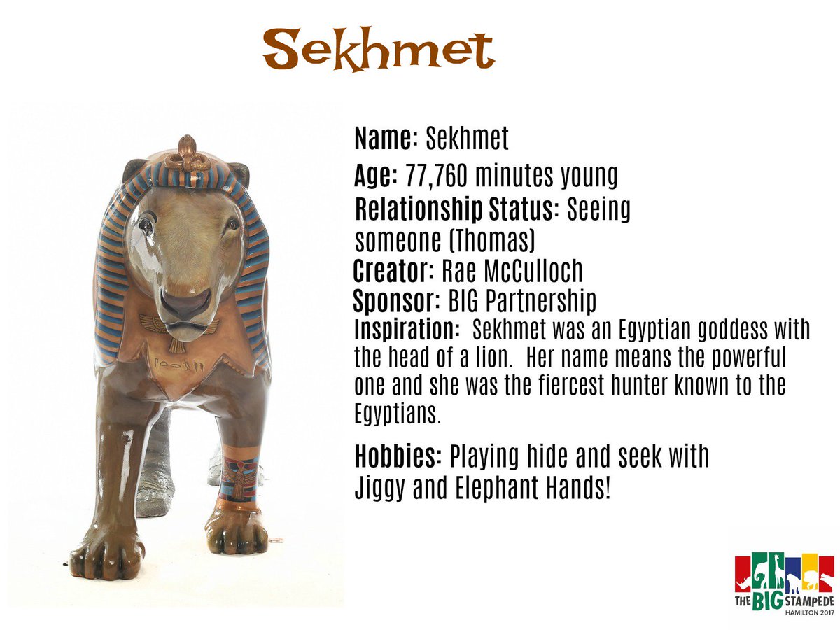 Meet Sekhmet... 🦁❤️

Sorry fellas, she's taken by a certain teacake adorned Giraffe... #bigstampede17 #raemcculloch