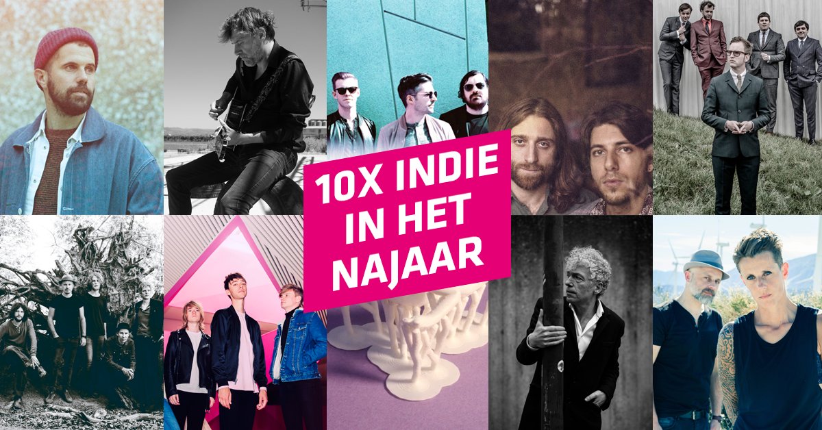 Dit najaar maar liefst 10x Indie op het programma van @hedon! Check: bit.ly/10xIndieInHedon of leun achterover en luister de playlist!