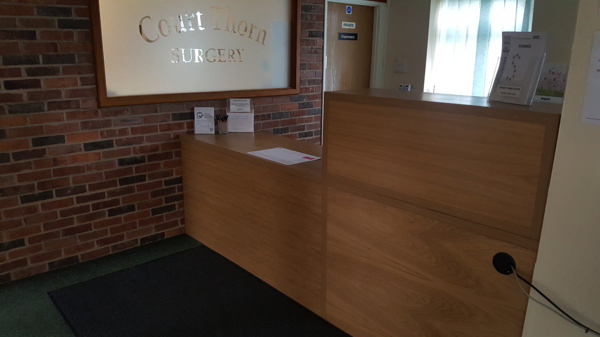 Courtthornsurge's tweet photo. @Courtthornsurge Changes afoot in reception #DuringAndAfterPics #LooksBetter #MoreProfessional #brighter https://t.co/n1UlRcia0P