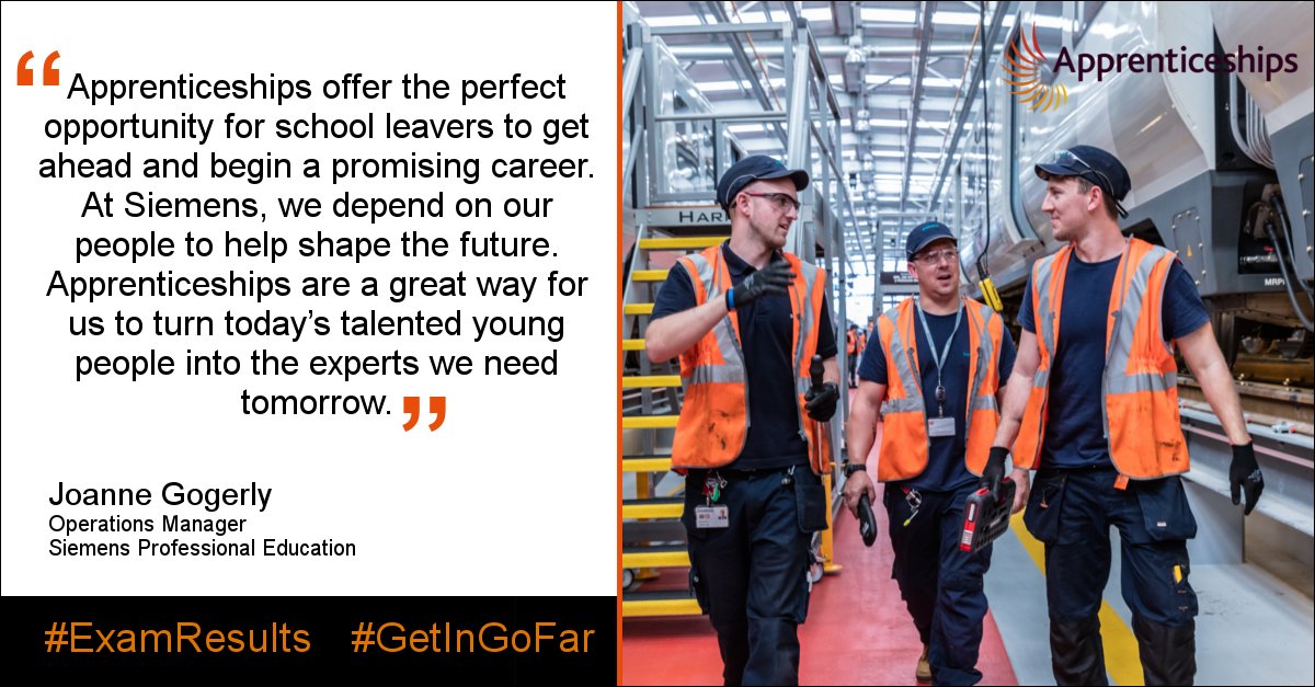 #Apprenticeships offer school leavers the perfect opportunity to get ahead and begin a promising career! #resultsday #alevelresults