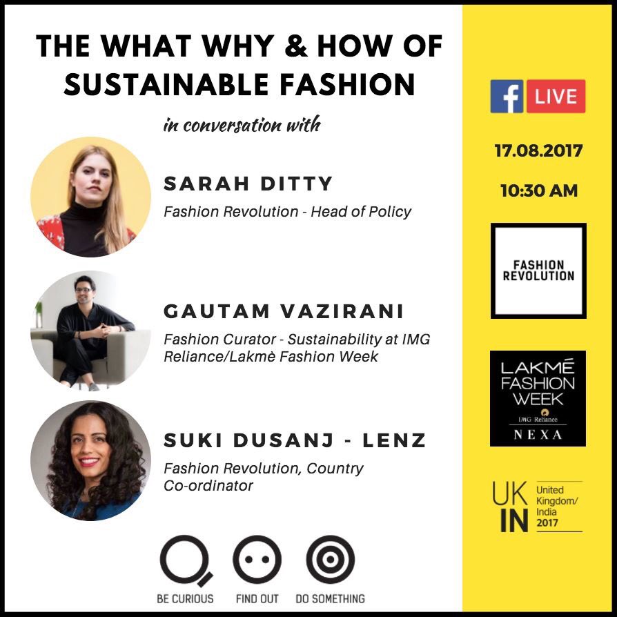 darshana_gajare's tweet photo. Follow @Fash_RevIndia on Facebook for a LIVE chat with Sarah Ditty, @GLVazirani &amp; @sukidusanj #FashionRevolution #WhoMadeMyClothes #LFW https://t.co/OjRmFqYr3R