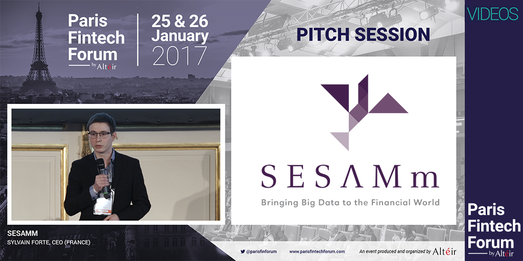 ParisFinForum's tweet photo. Video of Sylvain Forté, CEO @sesamm_inside at Paris Fintech Forum 2017 now available! #PFF17 #digital https://t.co/q7mVF6a64J cc @fintechna https://t.co/MPyFAHlY5C