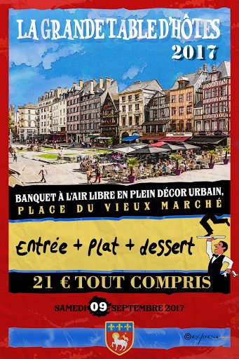 lesmaraichers's tweet photo. 2ème édition de la Table d'Hôtes, quartier Vieux Marché #tabledhotes #Rouen #Gastronomie #vieuxmarché 9 Septembre @terrasse2014201 https://t.co/xFwgCwAjRT