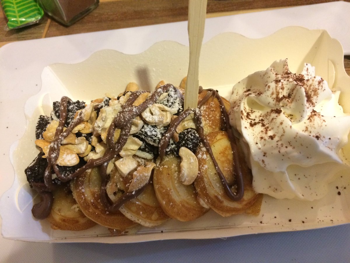 Maffincheeze's tweet photo. ร้าน Mini Muff กาดมาลินเก่า ข้างร้าน k-pop มินิแพนเค้กสไตล์ดัช น่ารัก น่ากิน ไส้นูเทลล่��ดี วิปครีมอร่อย #reviewchiangmai  #รีวิวเชียงใหม่ https://t.co/6UUIyU4j5A