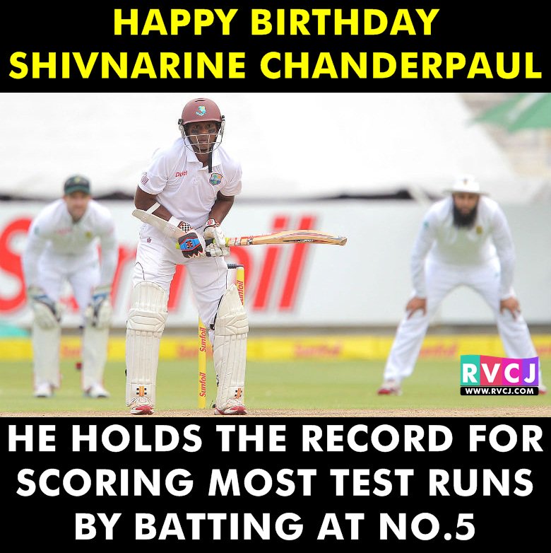 Happy Birthday Shivnarine Chanderpaul 