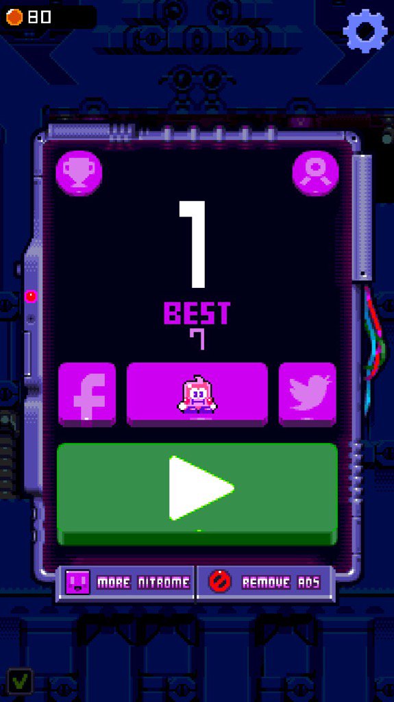 Got 1 at Platform Panic! Can you beat me?! nitrome.com #Nitrome #Retro #PlatformPanic