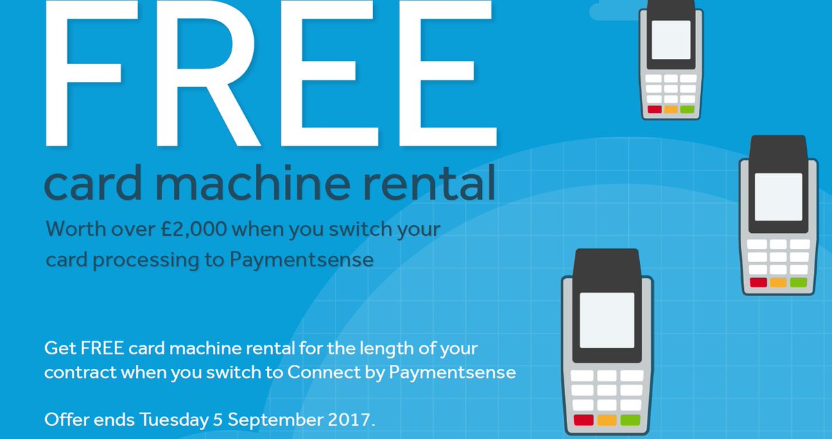 Not long left on the Payment Sense offer. Contact us on 01524 413761 for details