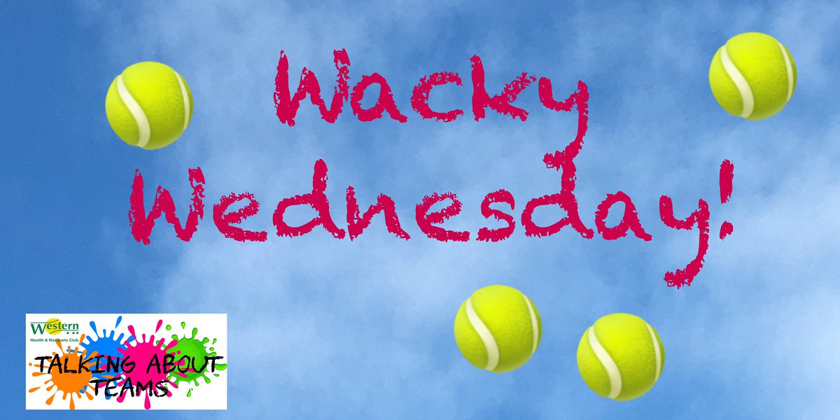 WesternRacquets's tweet photo. Last Wacky Wednesday of camp today π #Lastweekofcamp #Westernfamily https://t.co/wKwjiwxdTG