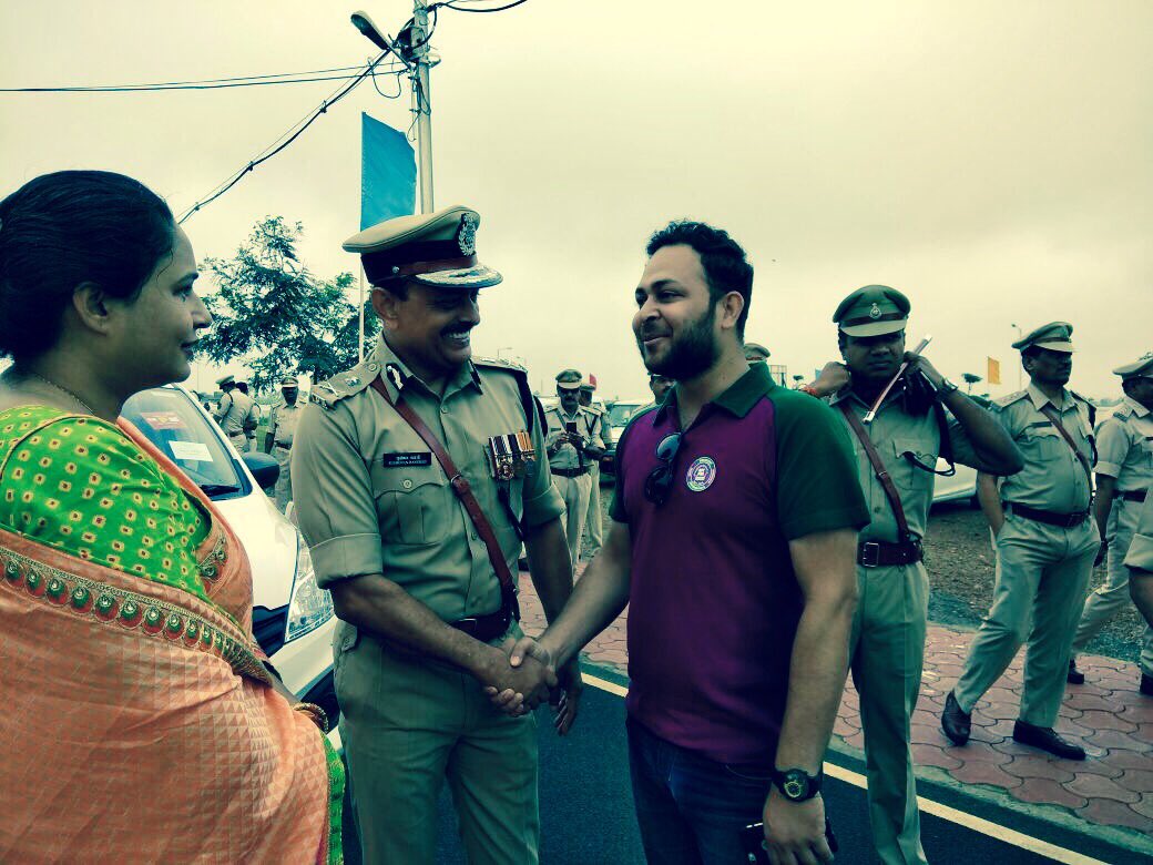 RjPuneet's tweet photo. Celebrated #IndependenceDay in police Academy #Bhauri #Bhopal @MYFMIndia #JaiHind #JaiBharat https://t.co/aVpkL1mSUK