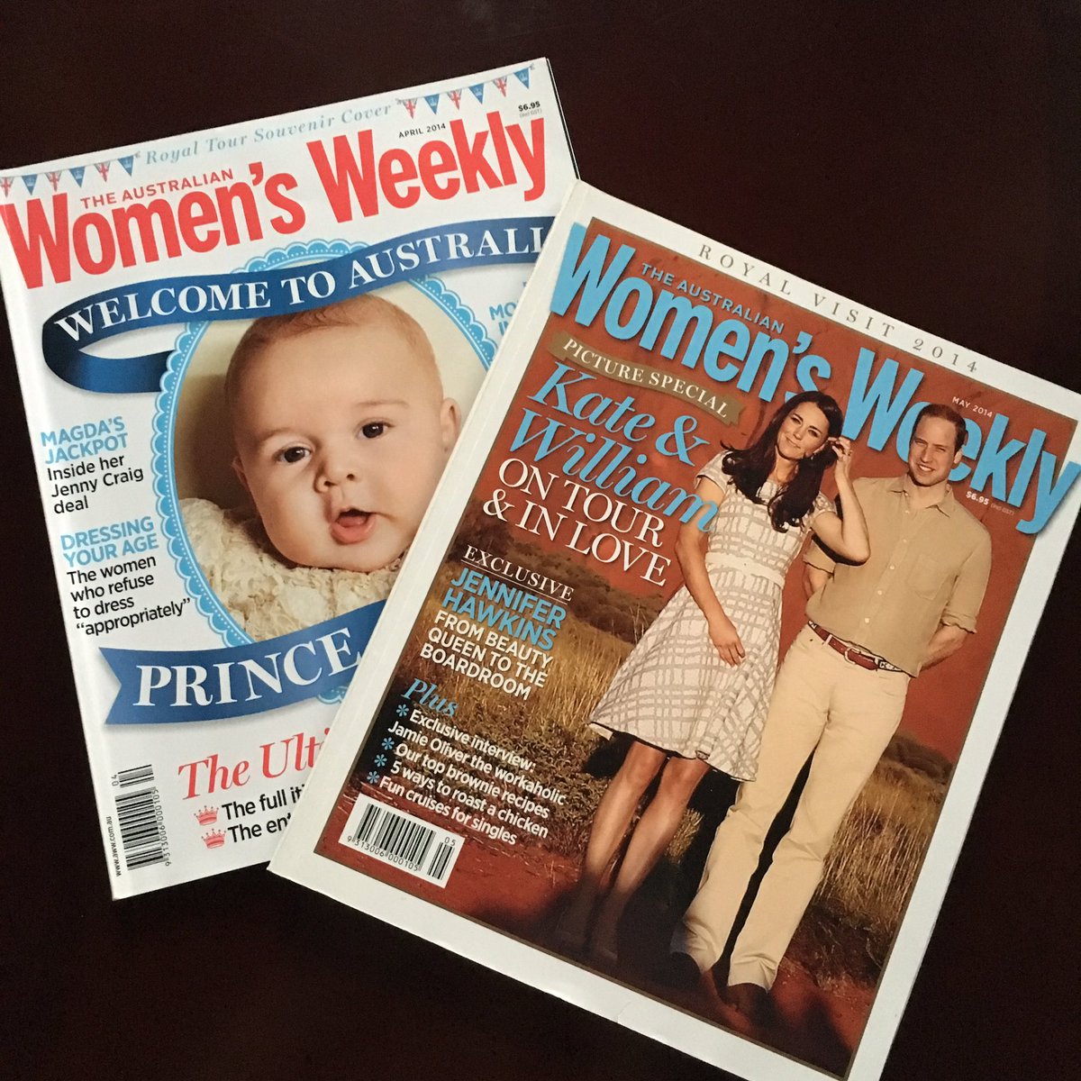 duchess_nat's tweet photo. My English teacher surprised me with these old magazines from 2013-14. First day of back to school wasn't that bad after all! https://t.co/ojE0SC4YYo