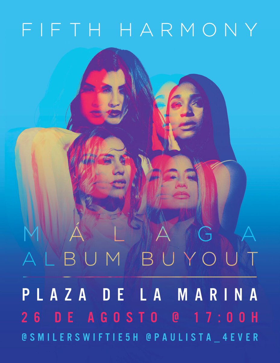 FifthHarmonySP's tweet image. #BuyOutFifthHarmonySP - Málaga (@5HonTour).
