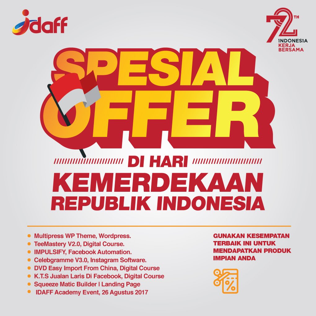 idaffnetwork's tweet photo. IDAFF GEBYAR PROMO produk - produk TERBAIK diskon SEMUA... CEK sekarang-> https://t.co/bShymUOkqe https://t.co/4lXwPM4hPm