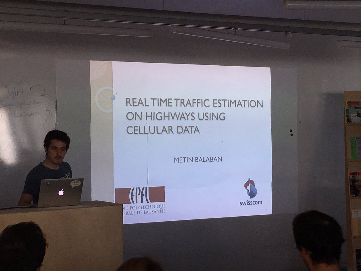gregorylpr's tweet photo. #swisscomdigitallab, other master student project is about real time traffic estimation using cellular data, count car, estimate speed, etc https://t.co/4cfsx5Zwpe
