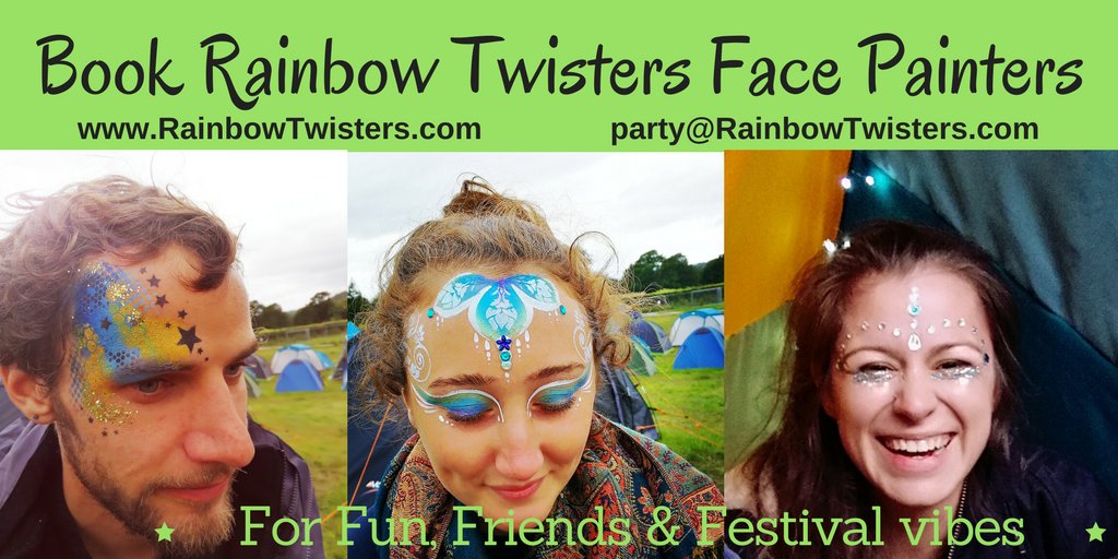 #RainbowTwisters #Fun #Friends #Festivalvibes #festivalfacepaint #kelburngardenparty #summer #Glasgow #Adultfacepaint #camping