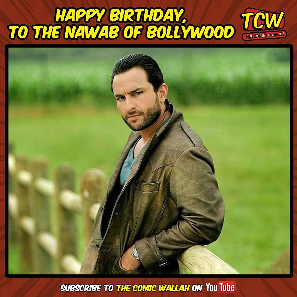 Woow! Happy birthday, saif Ali Khan. 
