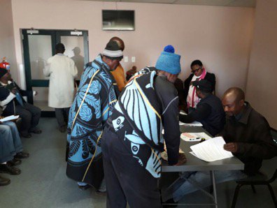 MIT_ORG's tweet photo. Ex-mineworkers attended a medical screening test in Lesotho, facilitated by the@MDA_2017 Lesotho. #MITCares https://t.co/jZPcK7meTI