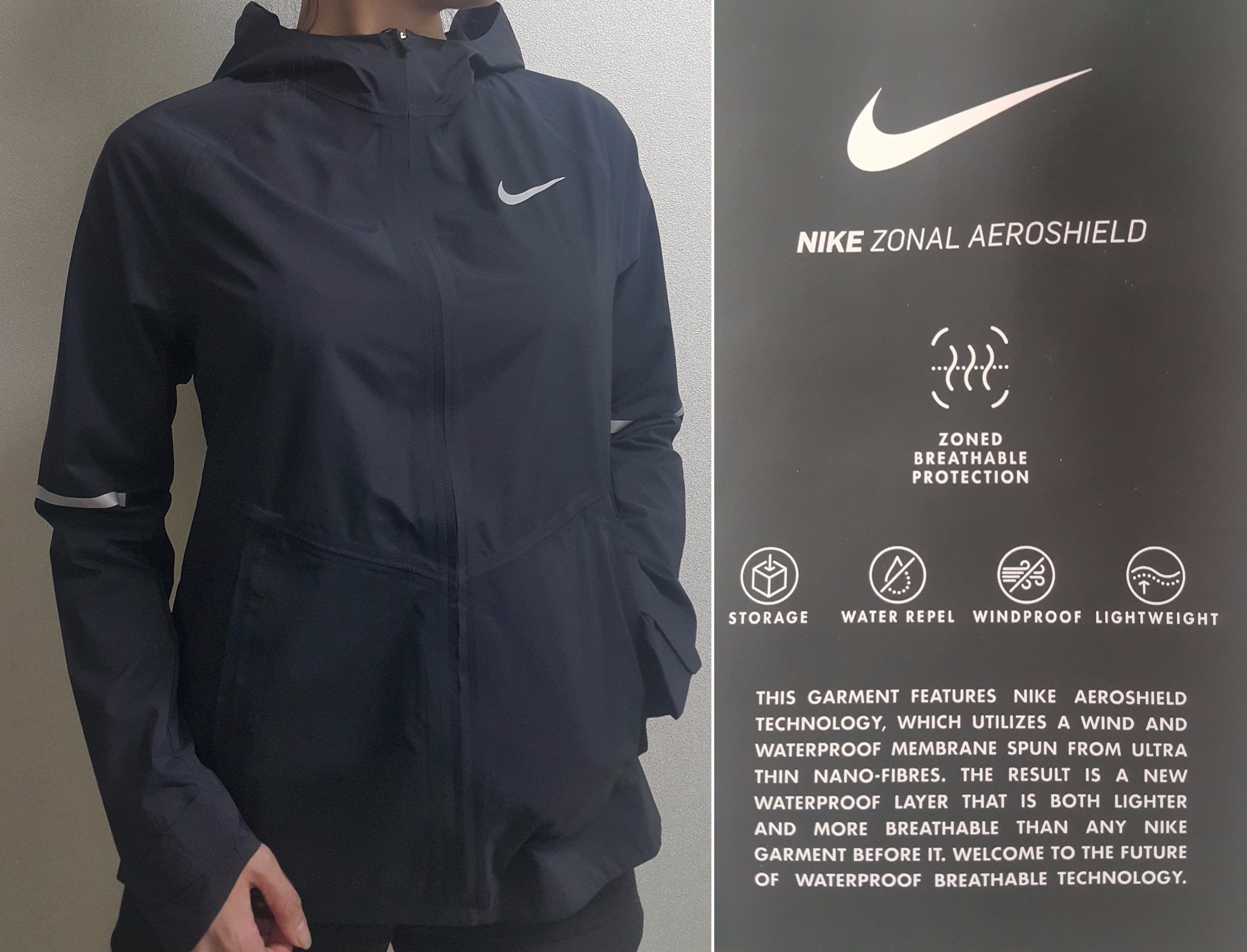 nike zonal aeroshield jacket ladies