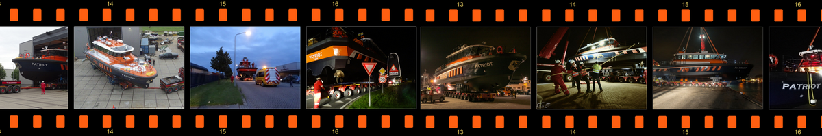 We transported the Javelin 25.25 to the port of Urk. Thanks to <a href="/HEBOMaritiem/">HEBO Maritiem</a>, @MammoetHolding &amp; <a href="/BH_Marine/">Braveheart Marine BV</a> everything went smoothly. #MPV