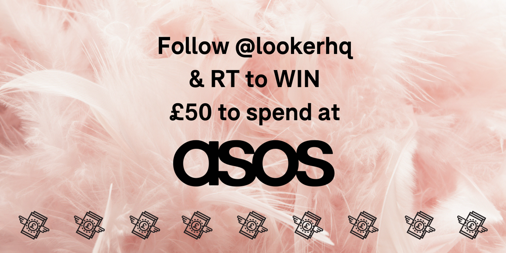 lookerhq's tweet photo. 💸 Follow @lookerhq &amp; #RTtoWIN £50 to spend at ASOS 💸 https://t.co/VtOKdsBQDH #winitwednesday Ends 23.08.17 https://t.co/1uRub0IkOO