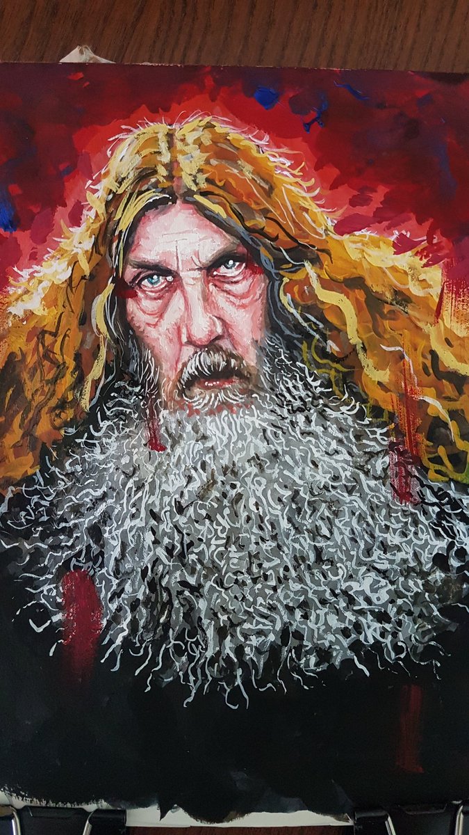costapap_5blue's tweet photo. #AlanMoore , about 3 hours #portrait (21x14.8cm)
#watercolour #acquarella #gouache #5bw
#comicgod #GraphicNovel https://t.co/riBPN7GA2K