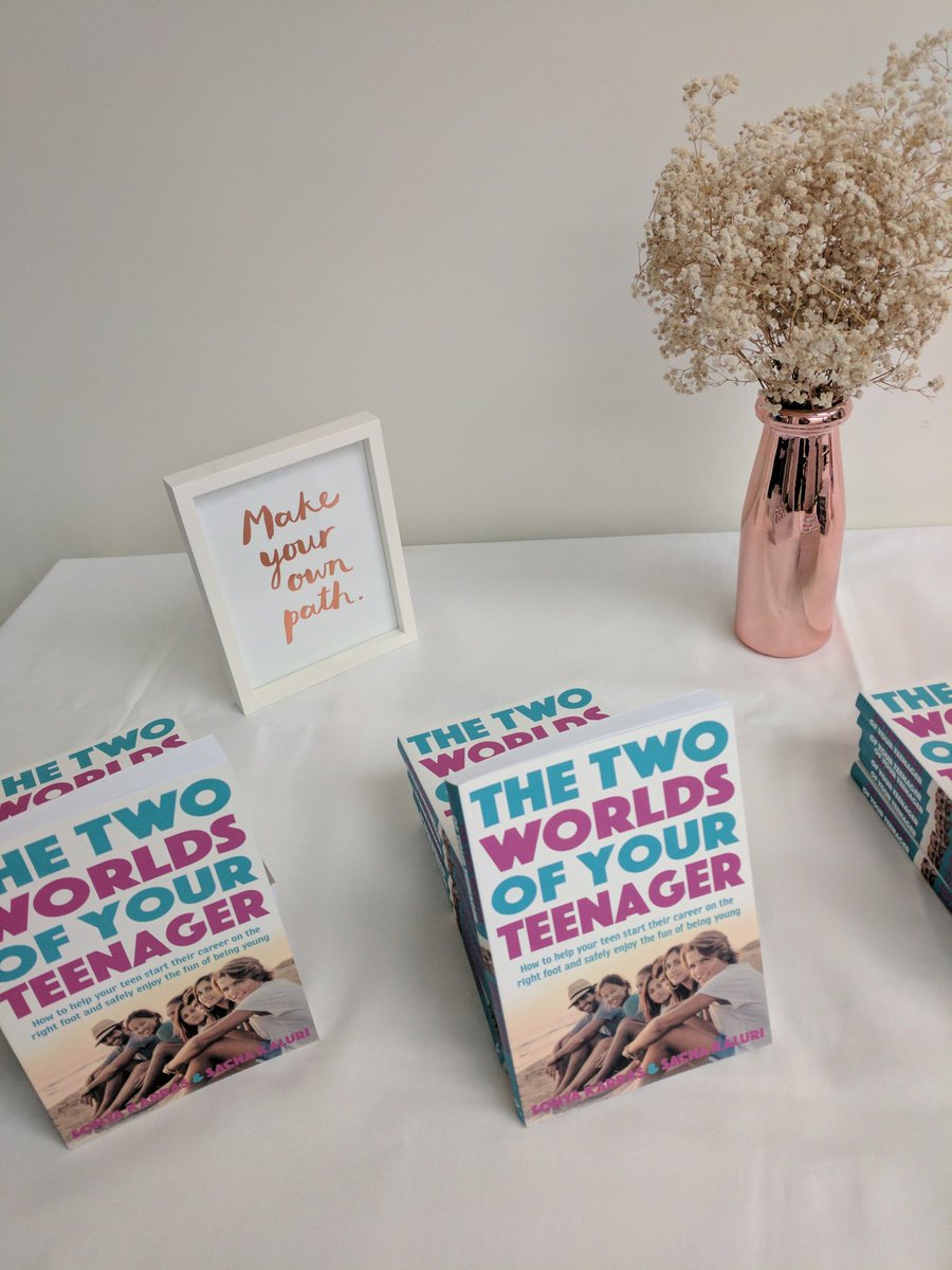 A busy night at MGGS tonight with 3 events including the #BookLaunch  of #TheTwoWorldsOfYourTeenager by <a href="/SonyaandSacha/">Sonya & Sacha</a> #parenting