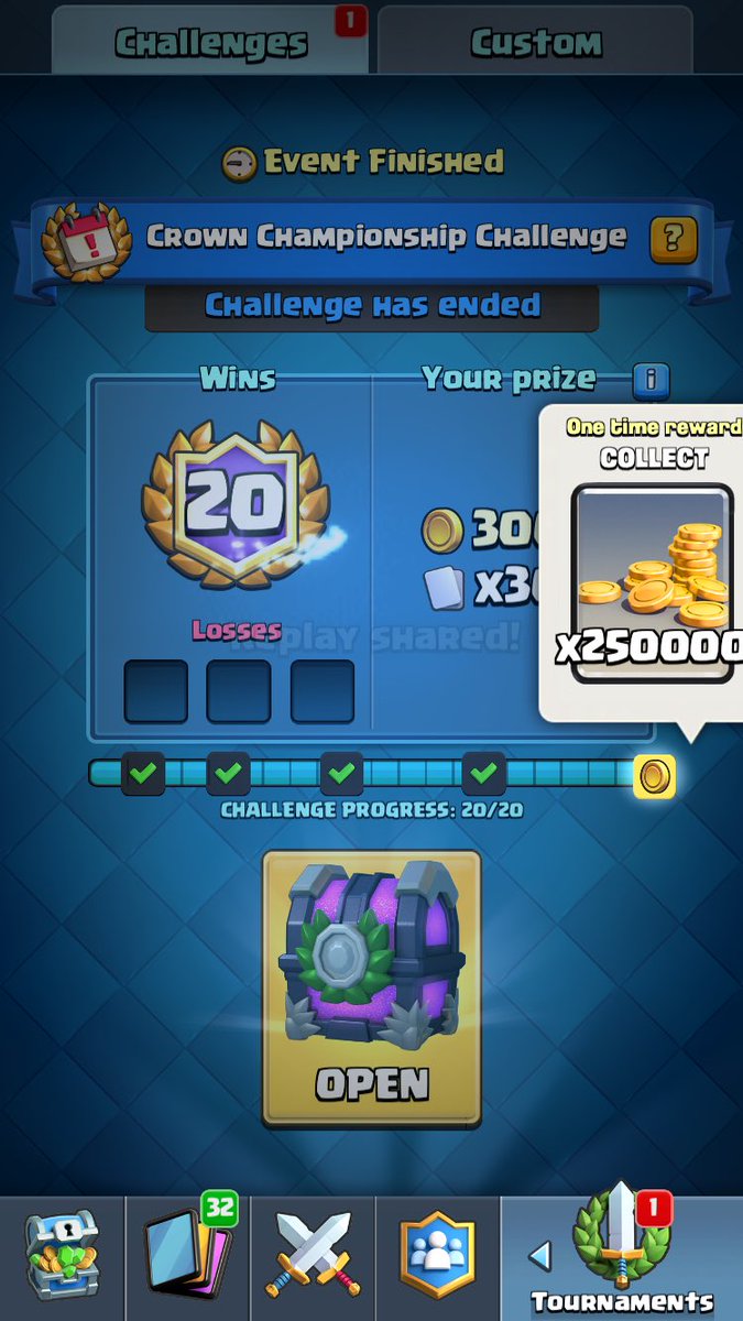 FamouskidCR's tweet photo. LETSS GOOO 20-0 baby @Clash_with_Ash @SurgicalGoblin @ClashRoyale https://t.co/8N9MKR6hGy