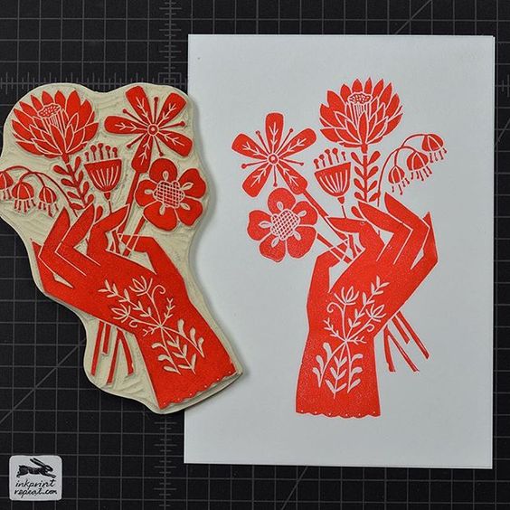 Simpleknots's tweet image. Spending too much time on @Pinterest gathering inspiration for @skybearuk lino workshop! Just a couple of tickets left + link in bio!