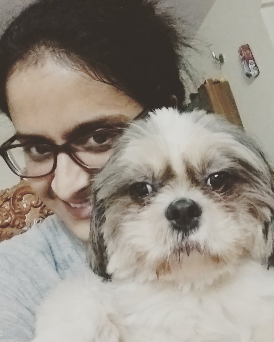 Rishu511's tweet photo. #selfiewithmydog #selfie #ilovemypet #scruffyrocks #shihtzu #doglovers https://t.co/Y8q9jYhlEa