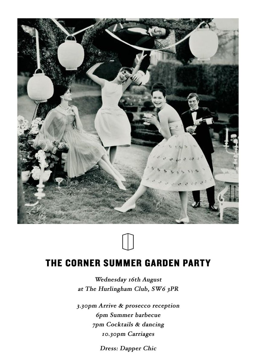 thecornerLDN's tweet photo. Today's the day!
#CornerSummer #DapperChic https://t.co/7yHRaKZh9D