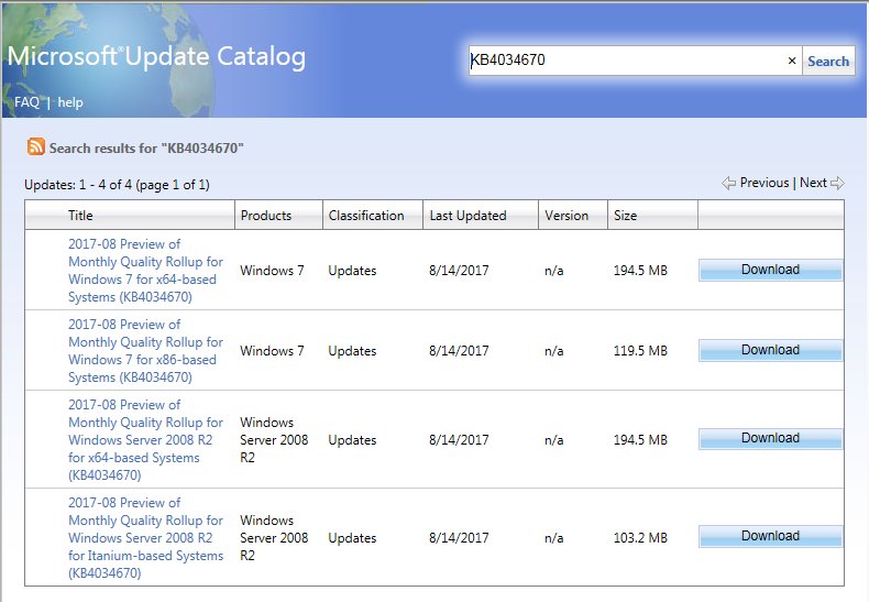 windows update catalog win 7 rollup windows update catalog win 7 rollup