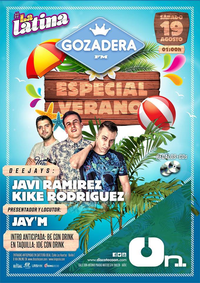 DiscotecaOn's tweet photo. Volvemos a sortear 5 dobles para la fiesta de la Gozadera FM de este sábado. 

¡Síguenos, RT y menciona para participar! https://t.co/6J5V1dxd2d