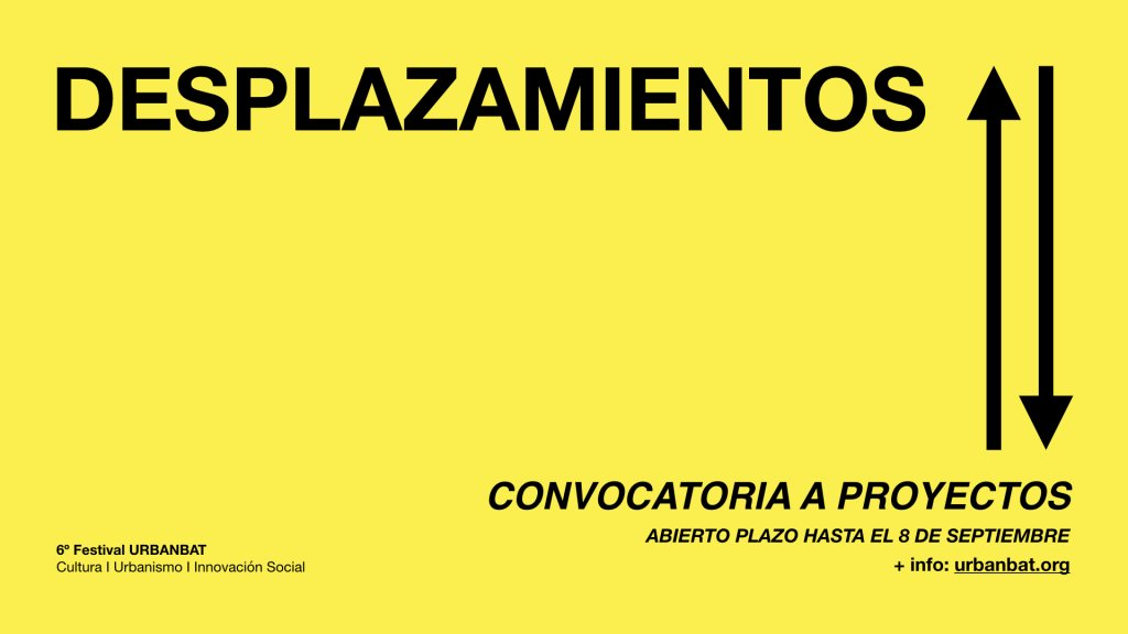 urbanbat's tweet photo. CONVOCATORIA Buscamos iniciativas contra el desplazamiento de los habitantes del centro de las ciudades #URBANBAT17 https://t.co/PcLH95spqd https://t.co/2M5NVgWX75