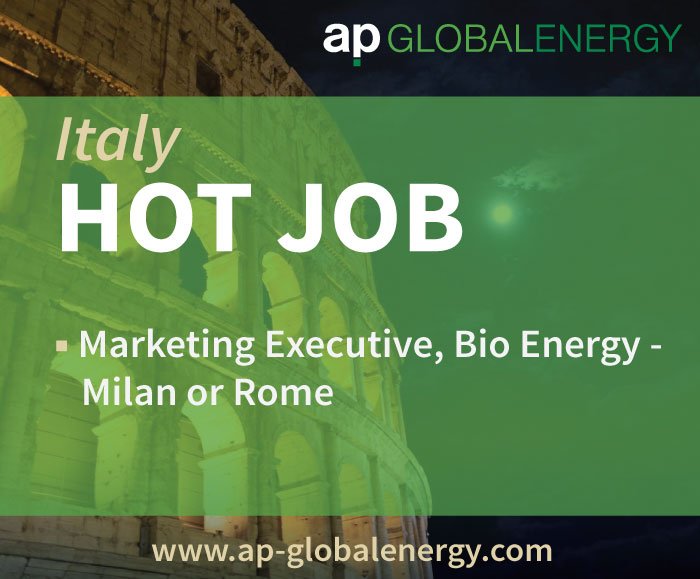 APGlobalEnergy's tweet photo. HOT #JOBinITALY
#Marketing #Executive, #Bio #Energy - #Milan or #Rome
Red More: https://t.co/EEaO4PqZOS https://t.co/PgeHD9LS82
