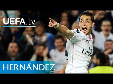 footballvlogr's tweet photo. Chicharito winning goal - Real Madrid v Atlético - UEFA Champions League 2015 #uefa2016 #euros2016 - https://t.co/nRf0JdqiFX https://t.co/OFYj0KLWm2
