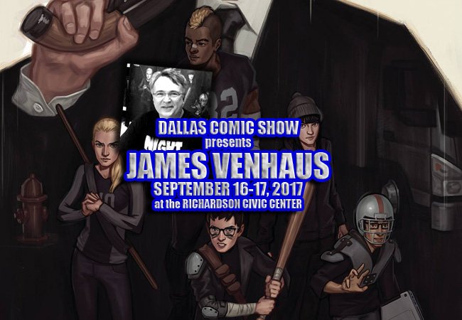 TODAY, pick up <a href="/JamesVenhaus/">James Venhaus</a>' @Night_Owl_Comic Trade Paperback from <a href="/IDWPublishing/">IDW Publishing</a> in stores, meet James Sept 16-17! dallascomicshow.com/venhaus